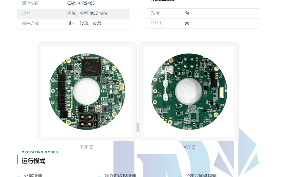 SEA-C57-18 环形驱动器 外形尺寸图